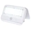 This 7W 800 Lumen LED Solar Powered Sensor Floodlight features a quality plastic body and durable mounting bracket. It can be mounted as a wall light.