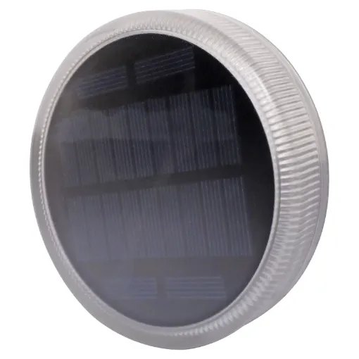 This sturdy outdoor light features in-built solar panel, battery and dusk sensor.