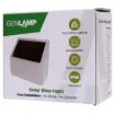 This sturdy outdoor light features in-built solar panel, battery and dusk sensor.