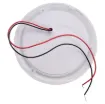 Compact LED dome lights suitable for use in caravans, RVs and vehicles.