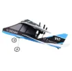 Experience the thrill of flying with this remote control plane! This ingeniously designed plane operates at 2.4GHz, featuring a double-wing design for precise speed control and optimal flight stability.