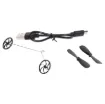 Experience the thrill of flying with this remote control plane! This ingeniously designed plane operates at 2.4GHz, featuring a double-wing design for precise speed control and optimal flight stability.