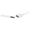 Plug and socket with flyleads and endcaps for connecting to IP28 indoor strip lighting.