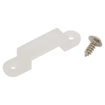 Rubber fixing clips with 2 screws each for clamping down the IP65 outdoor strip lighting range.