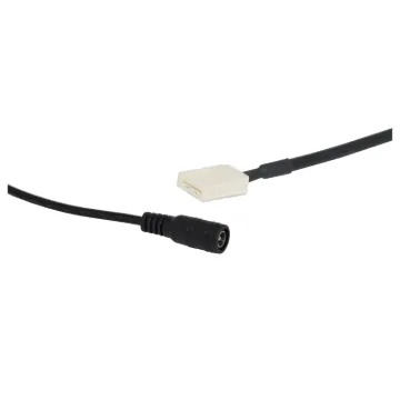 Allows easy connection cut of LED strip lighting to a power supply. Suits all 8mm wide LED strips with 2 pin connection.