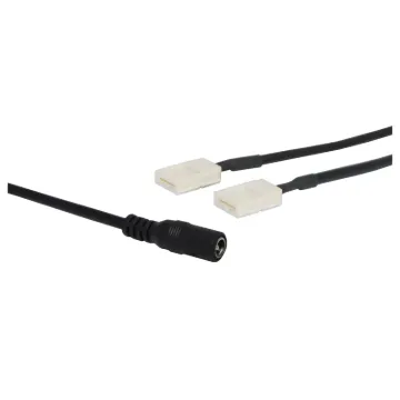 Allows you to power two lengths of LED strip lighting from a single power supply. Suits 8mm wide LED strips with two pin connection.