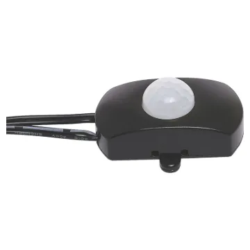 A simple PIR motion activated switch which can be plugged in-line between any DC device using a 2.1mm plug. Can be used to activate lighting when movement is detected. Ideal for LED strips, however can be used to motion activate anything with a 2.1mm DC socket.