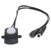 A simple PIR motion activated switch which can be plugged in-line between any DC device using a 2.1mm plug. Can be used to activate lighting when movement is detected. Ideal for LED strips, however can be used to motion activate anything with a 2.1mm DC socket.