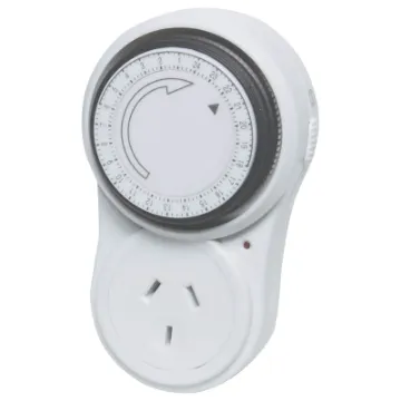 Standard 24 hour 240V mains timer. Allows easy selection of ON and OFF times at any 15 minute interval in a 24 hour period. Power down office appliances when you don't need them, for instance the coffee machine or photocopier after 5pm.