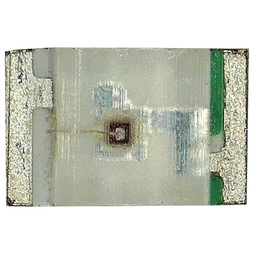 These "flat top" international 1206 size LEDs are suitable for all automatic placement equipment. They are suitable for use with a lexan or membrane panel.

Temperature range: -25C to +80C
Viewing angle: 120 degrees
Forward current: 20mA
Typical volt