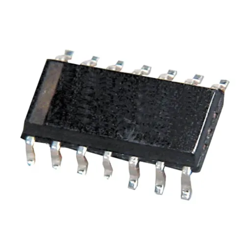High efficiency 
Low power consumption 
Long life solid state reliability 
Industry standard SOIC-14 size