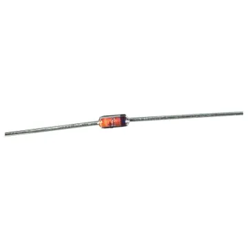 1N60 is a point contact diode employing N-form Germanium and gives an efficient and excellent linearity when used in TV image detection, FM detecton , radio AM detection etc. 

DO-7 moulded glass axial package. Band denotes cathode end.