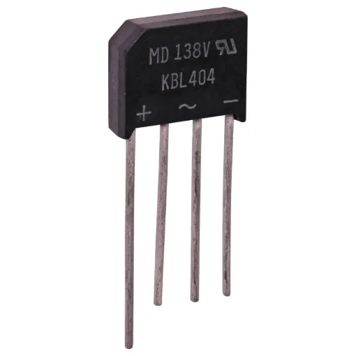 Rectifier Diode Bridges KBL404 400V 4 Amp, Plastic