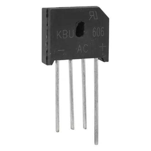 Rectifier Diode Bridges KBU606 600V 6 Amp, Plastic