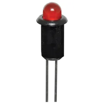 5mm Red LED with plastic bezel
