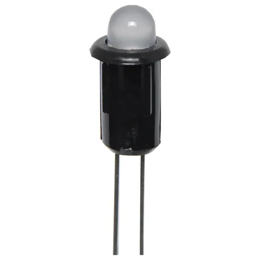 5mm Blue LED with plastic bezel