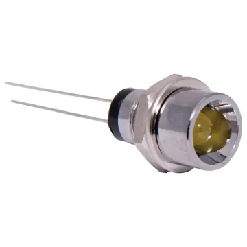 Mounting hole: 8mm.
Forward current mA: 20
Typical voltage: 3
Max voltage: 3.2
Angle: 50
mcd: 50