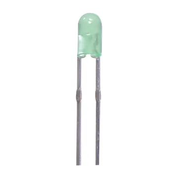 3mm Green LED Thru-Panel No Flange Type. 
For use in bezel's or custom panel arrangements.