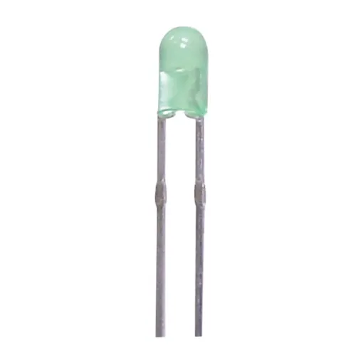 3mm Green LED Thru-Panel No Flange Type. 
For use in bezel's or custom panel arrangements.