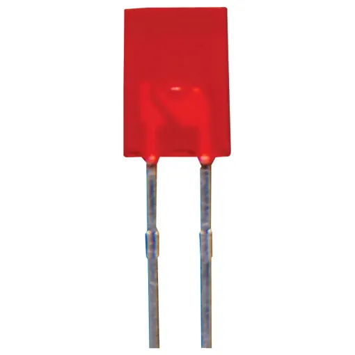 Rectangular Led 5 x 2mm Red

Viewing Angle: 125 degrees
Brightness: 1mcd
Voltage Typical: 2.2V
Voltage Max: 2.6V
Current: 15mA
Current Peak: 50mA