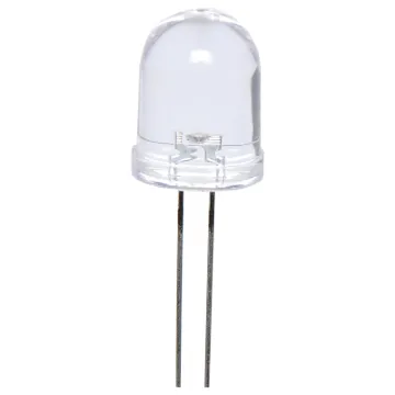 10mm Led White, Water Clear Style
