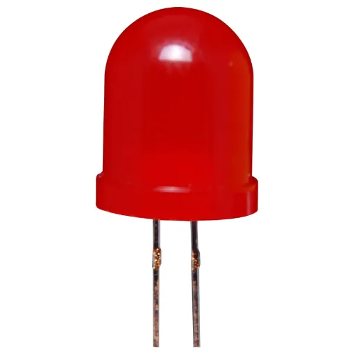 10mm flashing red.