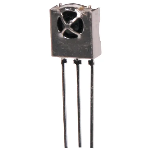 Single package design for remote control detecting applications. Used with audio equipment, cameras, home computers, etc.