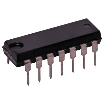 LM380 Power Amplifier.

Package: N14A (14 pin DIL)