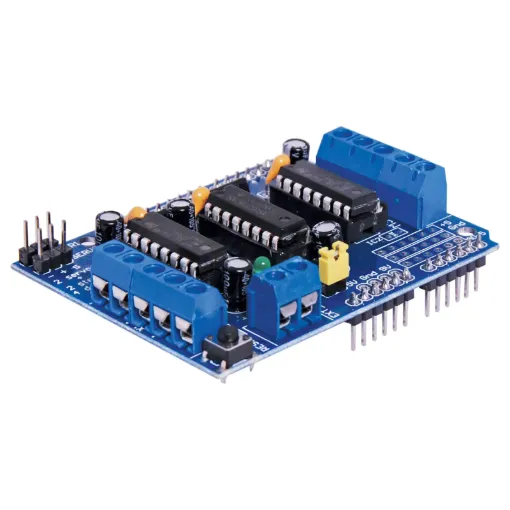 L293D is a monolithic integrated, high voltage, high current, 4-channel driver. Basically this means using this chip you can use DC motors and power supplies of up to 25 Volts, that"s some pretty big motors and the chip can supply a maximum current of 600mA per channel, the L293D chip is also what"s known as a type of H-Bridge. The H-Bridge is typi