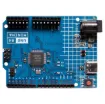 Introducing the Funduino UNO R4 Minima compatible Arduino board. Equipped with the RA4M1 microprocessor, this board offers enhanced processing power, expanded memory, and more, all while maintaining the reliable UNO form factor and practical 5V operating voltage. Get ready for a remarkable upgrade!