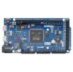 The Due is a microcontroller board based on the Atmel SAM3X8E ARM Cortex-M3 CPU. It is the first Arduino board based on a 32-bit ARM core microcontroller.