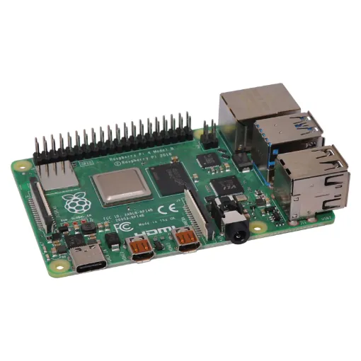 The Raspberry Pi 4 Single Board Computer 4GB is the latest product from Raspberry Pi. The speed and performance of the new Raspberry Pi 4 is a step up from earlier models. For the first time, Raspberry Pi has built a complete desktop experience.