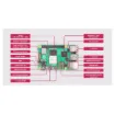The Raspberry Pi 5 8GB single board computer.  The bandwidth speed and performance of the new Raspberry Pi 5 is a step up from earlier models.