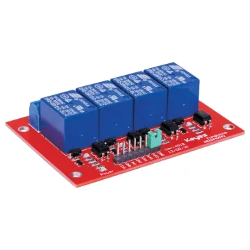 This is a 5V 4-Channel Relay interface board, Be able to control various appliances, and other equipments equipment with large current. It can be controlled directly by Micro-controller (Raspberry Pi, Arduino , 8051, AVR, PIC, DSP, ARM, ARM, MSP430, TTL logic).
5V 4-Channel Relay interface board, and each one needs 15-20mA Driver Current
Equiped