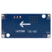 Compact, self-contained LM2596 DC-DC module for generating a lower, regulated DC voltage output from a higher voltage supply. Much higher efficiency and lower heat dissipation than traditional linear regulator designs. 3-40V DC input. 1.5-35V output. 3A max.