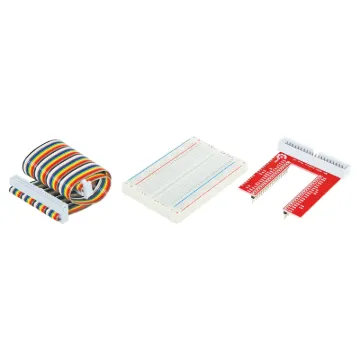 Breaks out the 40 pin GPIO bus of your Raspberry Pi and connects it to a 500 pin breadboard. Making it perfect for experimenters to start prototyping and interfacing directly with the Raspberry Pi.