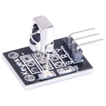 Build IR control into your project.  90&deg receiving angle. 18m max distance. Frequency: 37.9KHz. 3-5V input. 20L x 15Wmm.