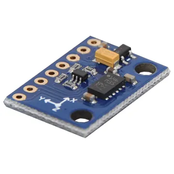 Add the power of orientation to your next project with this  triple-axis accelerometer/magnetometer compass module.