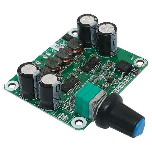 The TPA3110 chip on board this amplifier module provides a high output, lower power consumption audio solution with great audio quality too.