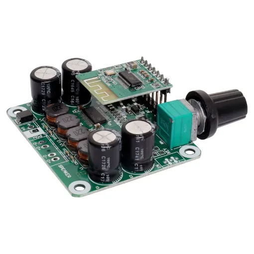 The TPA3110 chip on board this amplifier module provides a high output, lower power consumption audio solution with great audio quality too.