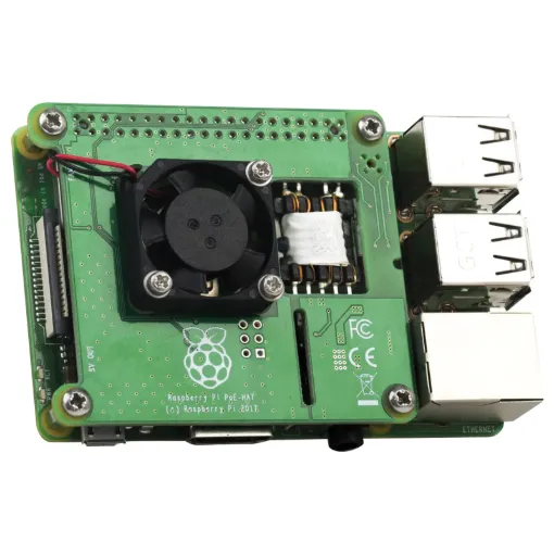 Allows you to power the Raspberry Pi 3 Model B+ over ethernet. Great for remote IoT applications or any project where getting power to the location is difficult.