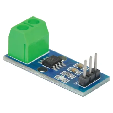A fully Integrated, Hall Effect-Based Linear AC/DC Current Sensor with a 5A rating. Typical applications include motor control, load detection and management, switch-mode power supplies, and over current protection Arduino projects.