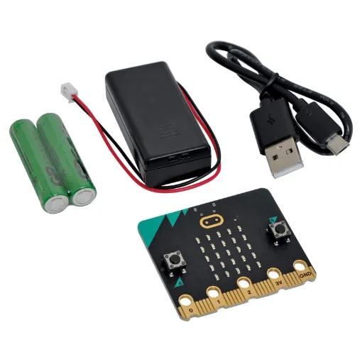 The BBC micro:bit is a pocket-sized computer that you can code, customise and control to bring your digital ideas, games and apps to life. Each element is completely programmable via easy-to-use software on a dedicated website (www.microbit.org) that can be accessed from a PC, tablet, or mobile.