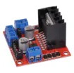 Uses an L298N H-Bridge designed to drive inductive loads, such as relays, solenoids, DC and stepping motors. It can also drive two independent DC motors or 1 stepper motor at 2A continuous current per channel. Standard Arduino shield dimensions with analog and digital output headers. 5V input.