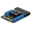 This control board features 4 x 3A 120V AC/24V DC rated relays for building in device control, and trigger other systems in your design.