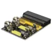 This power breakout board allows you to break out all the micro:bit pins, plus provides power via 2 x AA batteries. The board also includes short power lead adaptor.