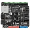 This interface shield supports multi-interfaces, SPI, IIC and SD Card.