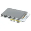 This 2.8" TFT Touchscreen is designed to suitable for Arduino UNO/Mega2560. It can directly plug into the UNO/Mega2560 board without any wiring and soldering. It's Library is compatible with Adafruit TFT touchscreen shield, which is easy to use.