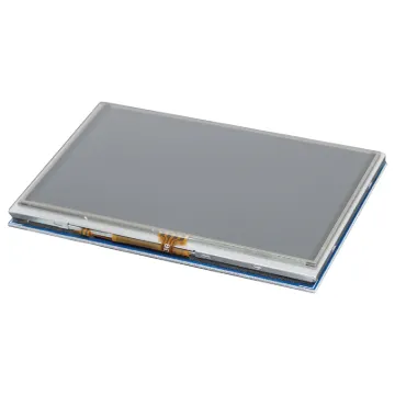 A 800 x 480 touchscreen for Raspberry Pi that supports standard HDMI interface input, compatible with and can be directly connected to Raspberry Pi (3rd, 2nd, and 1st generation).