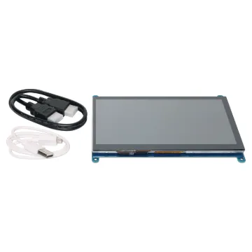 A 1024x600 touchscreen for Raspberry Pi that supports standard HDMI interface input which can be directly connected to Raspberry Pi.